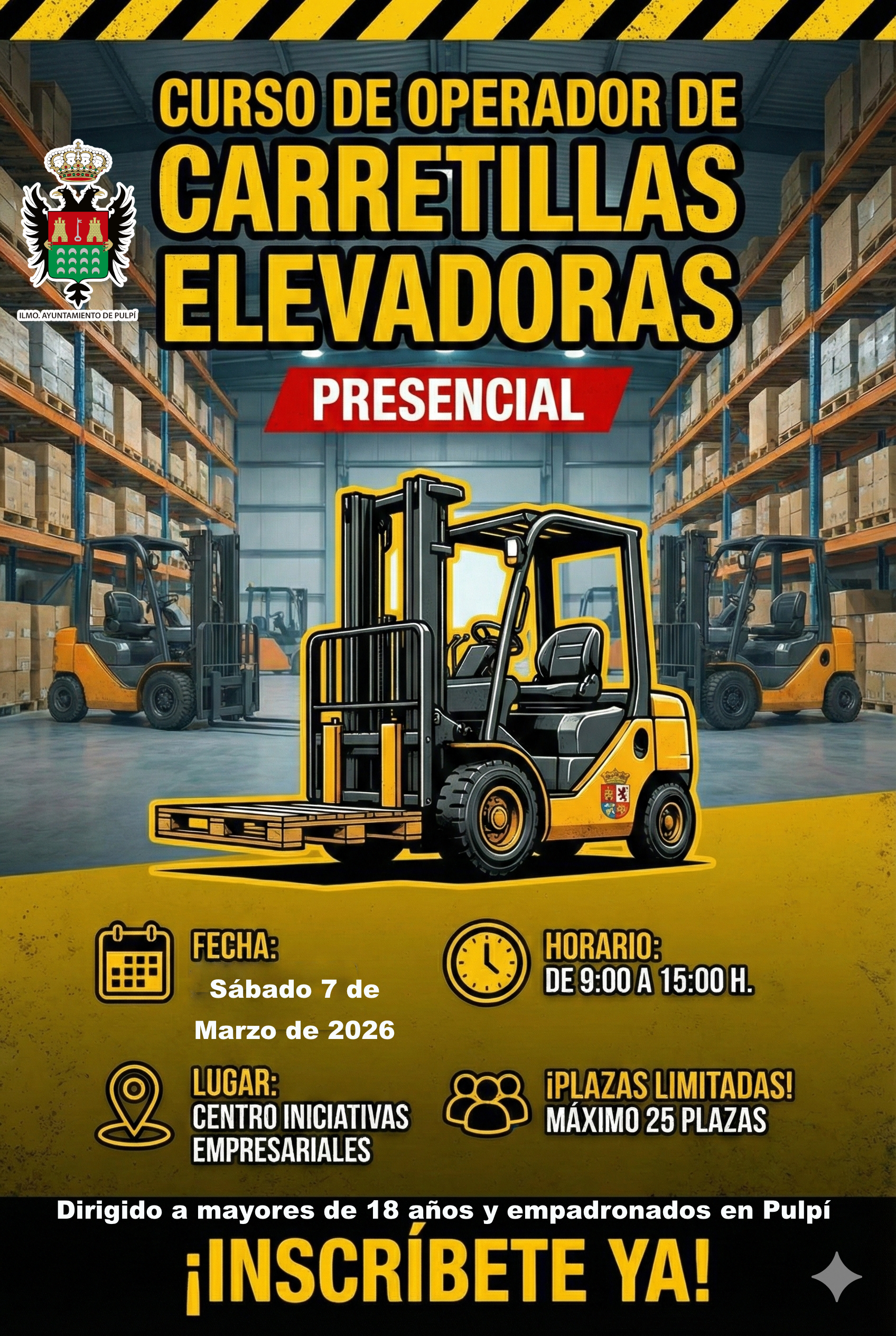 CURSO OPERADOR CARRETILLAS ELEVADORAS